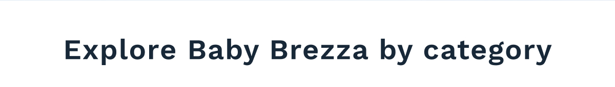 Explore Baby Brezza by category
