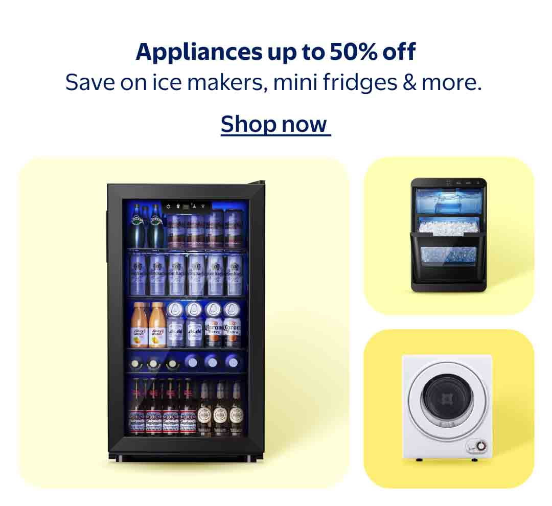 Appliances up to 50% off