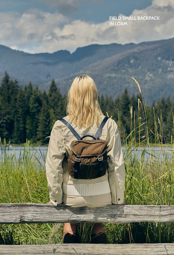 Field Small Backpack in Loam.