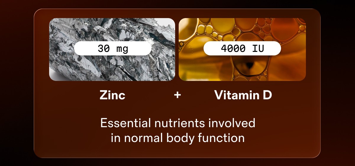 Essential nutrients involved in normal body function