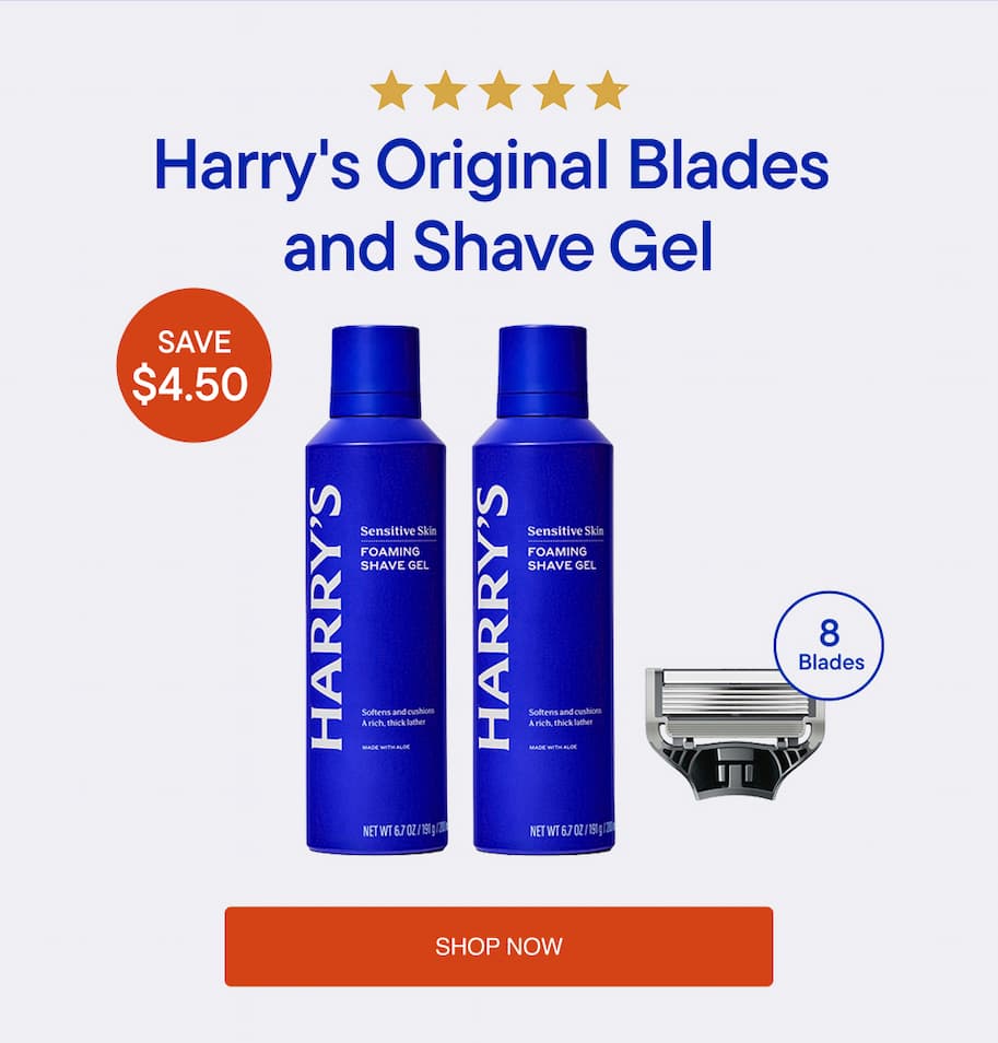 Harry's Original Blades & Shave Gel