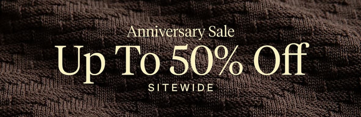 Anniversary Sale Up To 50% Off Sitewide