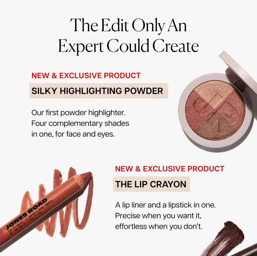 Silky Highlighting Powder + The Lip Crayon
