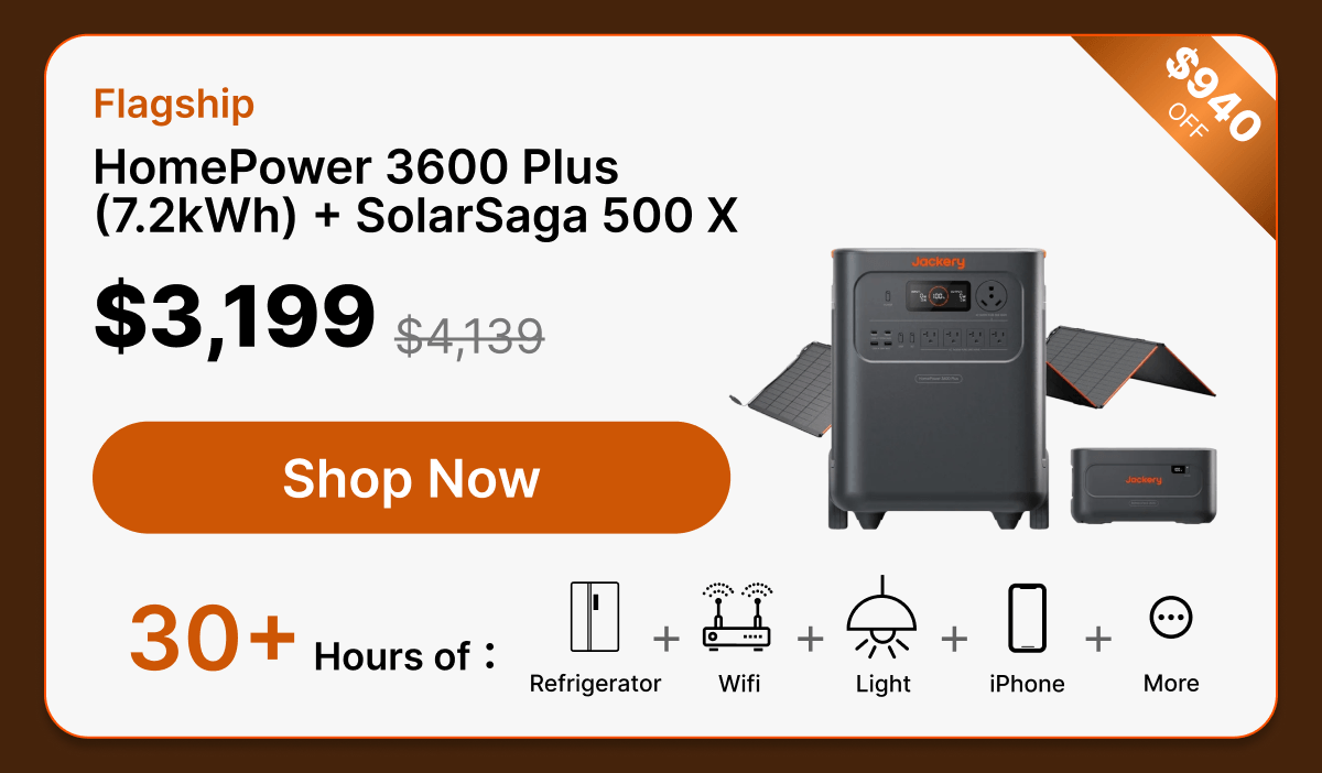 HomePower 3600 Plus (7.2kWh) + SolarSaga 500 X