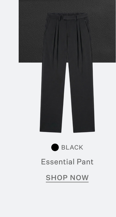 Essential Pant in Black