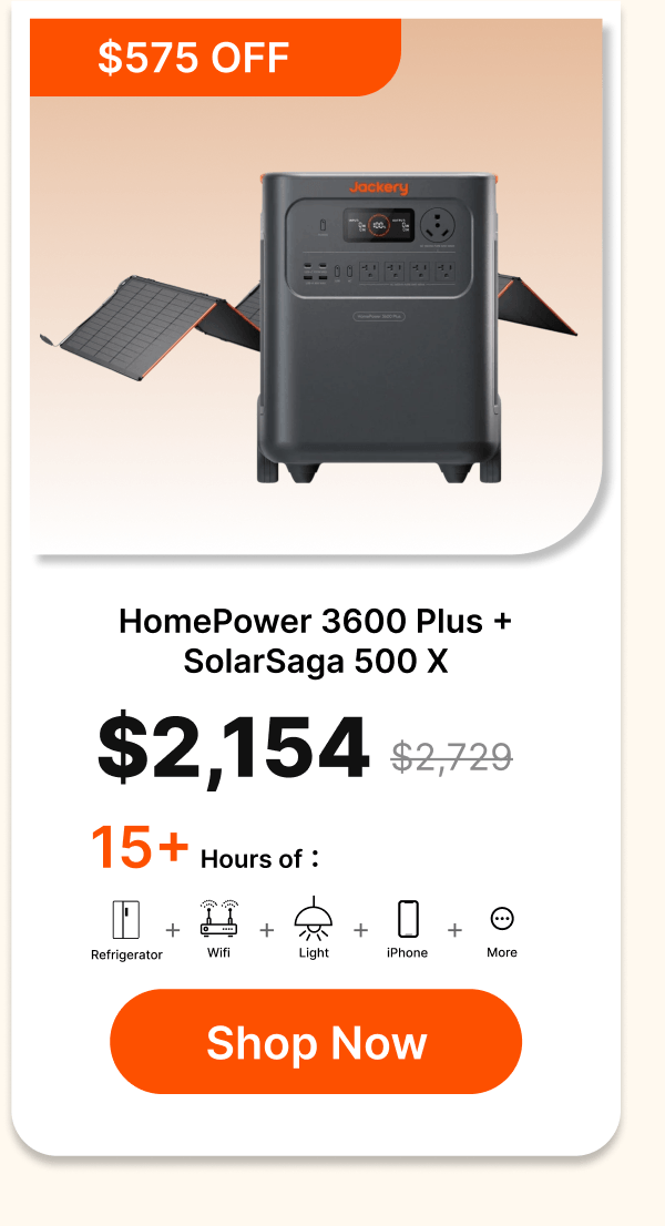 HomePower 3600 Plus + SolarSaga 500 X