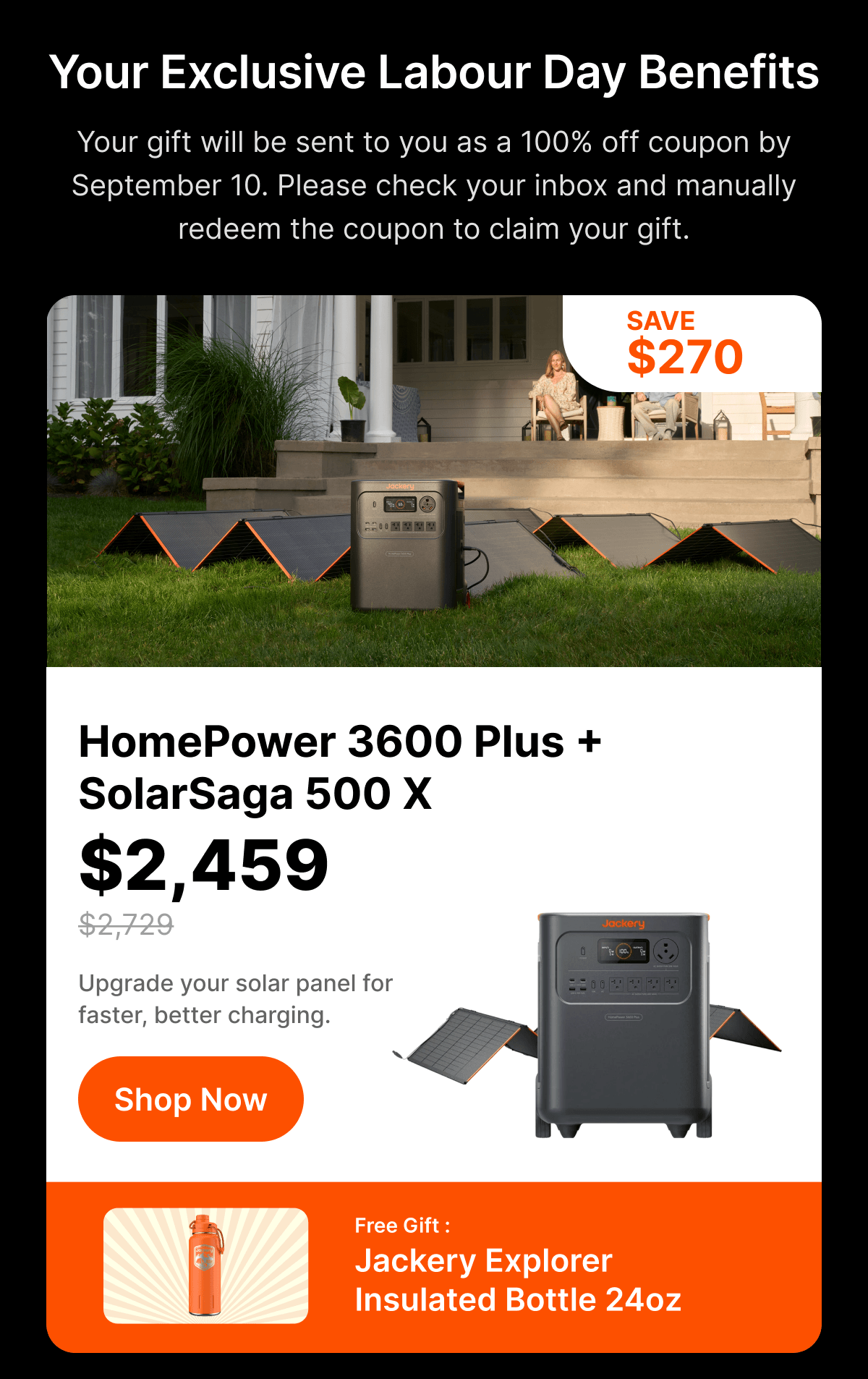HomePower 3600 Plus + Solarsaga 500 X