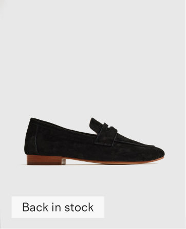 Italian Suede Penny Loafer