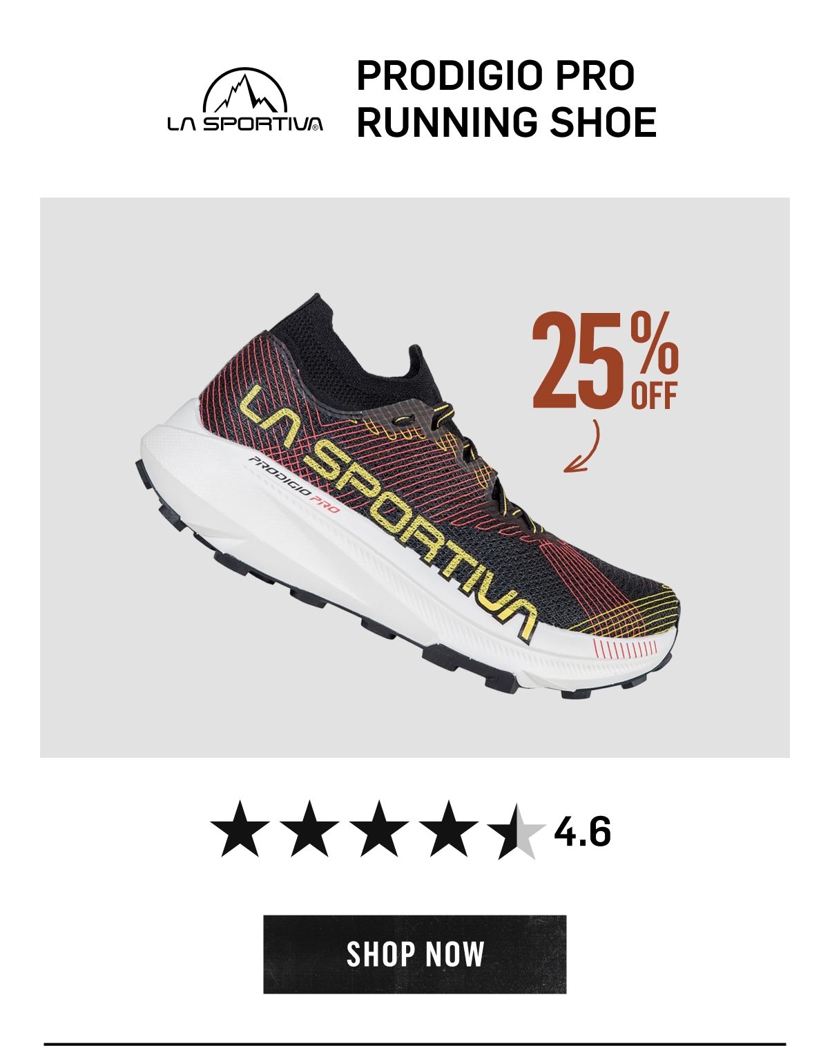 La Sportiva Prodigio Pro Running Shoe, 25% Off. 4.6 Stars. Shop Now!