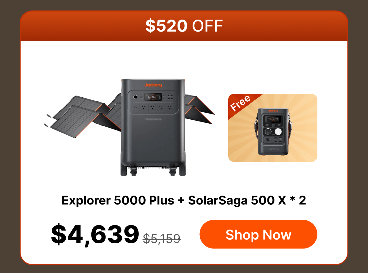 Explorer 5000 Plus + SolarSaga 500 X * 2