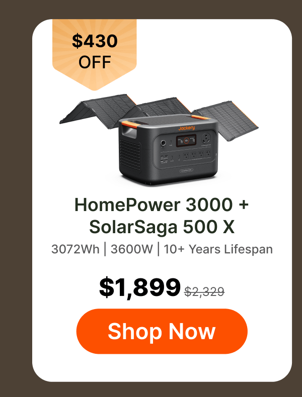 HomePower 3000 + SolarSaga 500 X