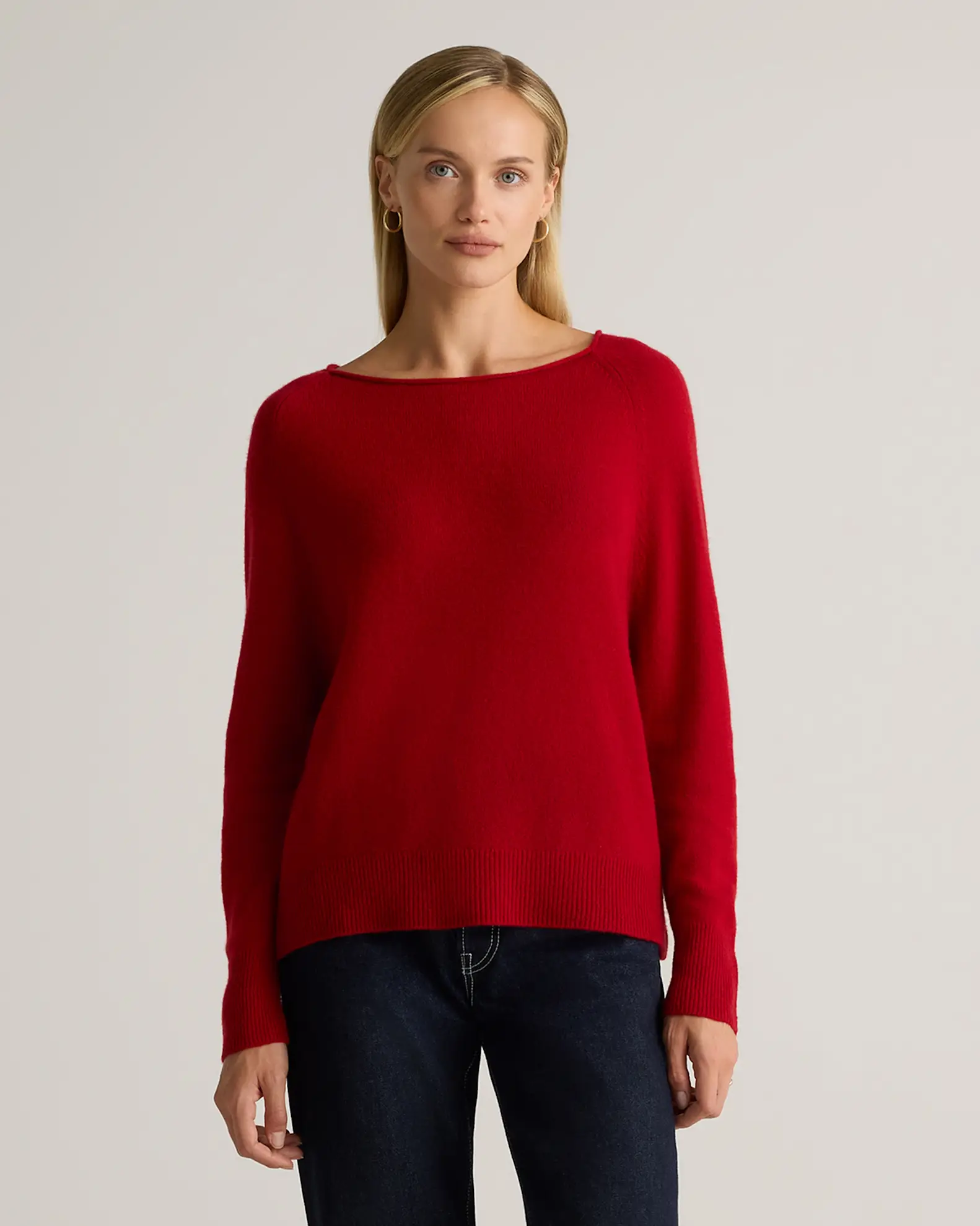 Mongolian Cashmere Boatneck Sweater