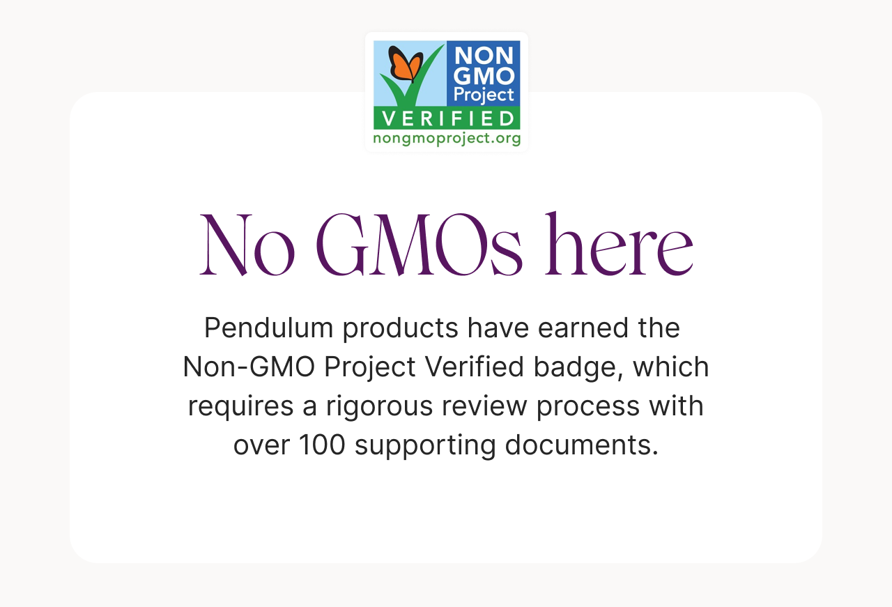 No GMOs here.