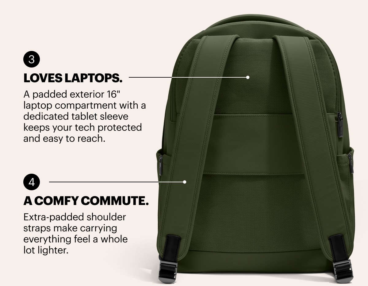 3. Loves Laptops 4. A Comfy Commute