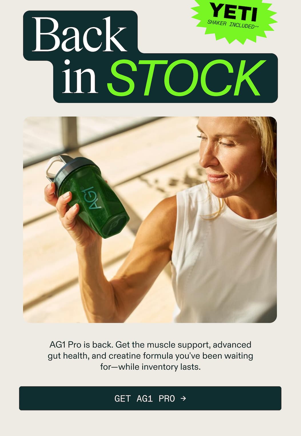 Get AG1 Pro Now