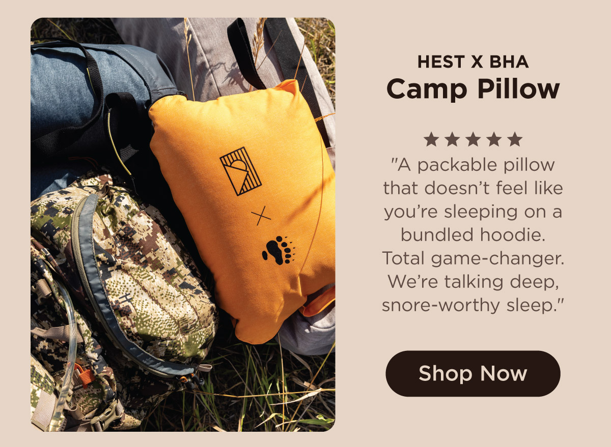 Shop BHA x HEST Camp Pillow