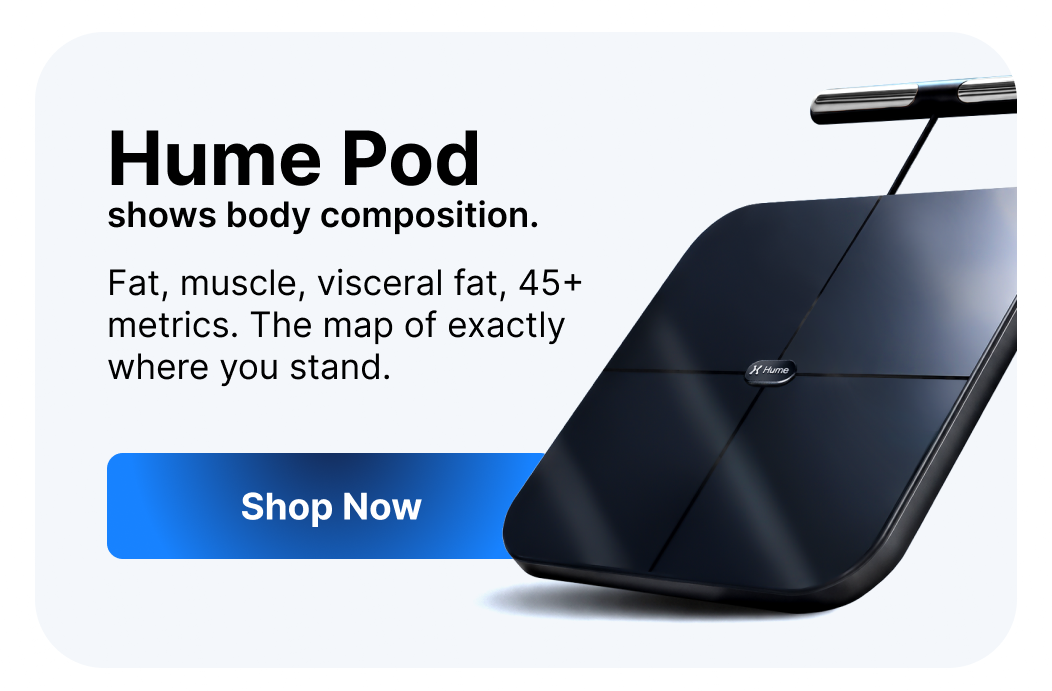 Over 45 metrics, so you know exactly what's fat, what's muscle, and where you stand.