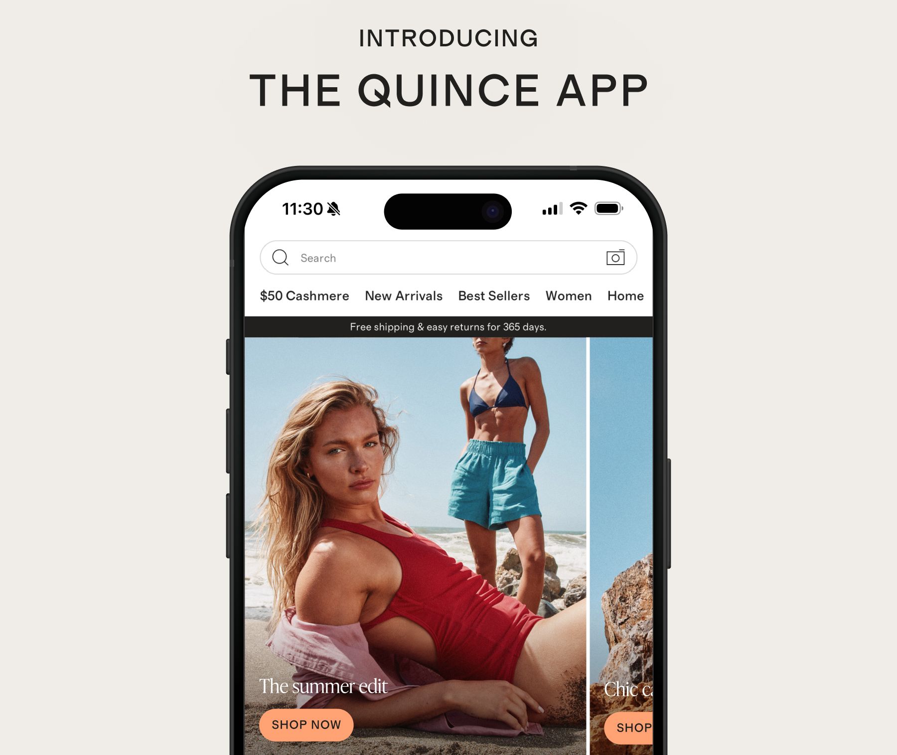 introducing THE QUINCE APP