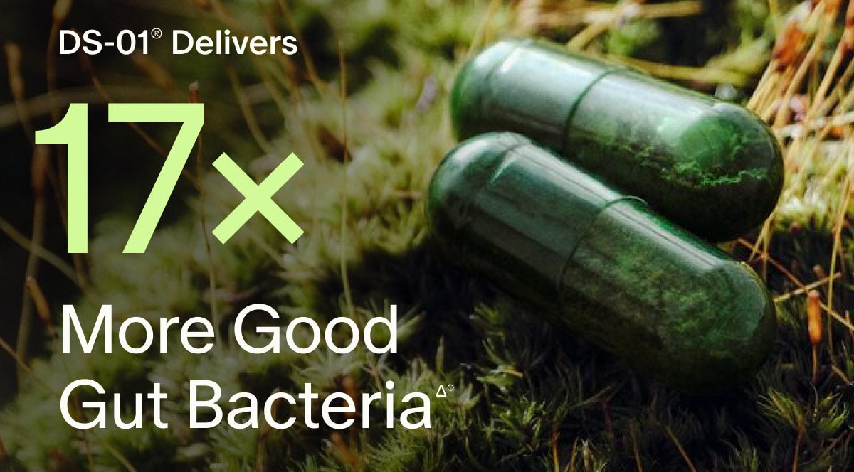 DS-01&reg; 17&times; Delivers | More Good Gut Bacteria&Delta;&deg;