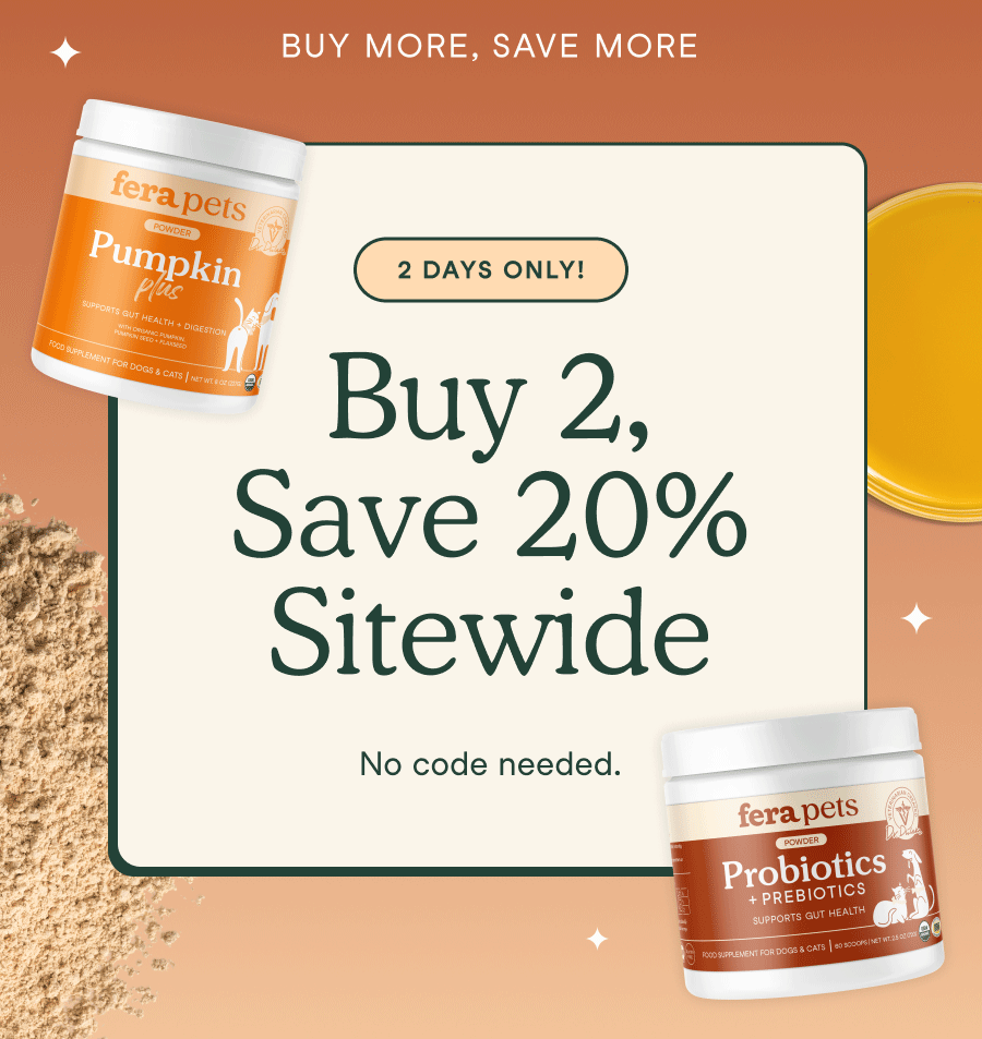 Buy 2, Save 20% Sitewide. No code needed. 