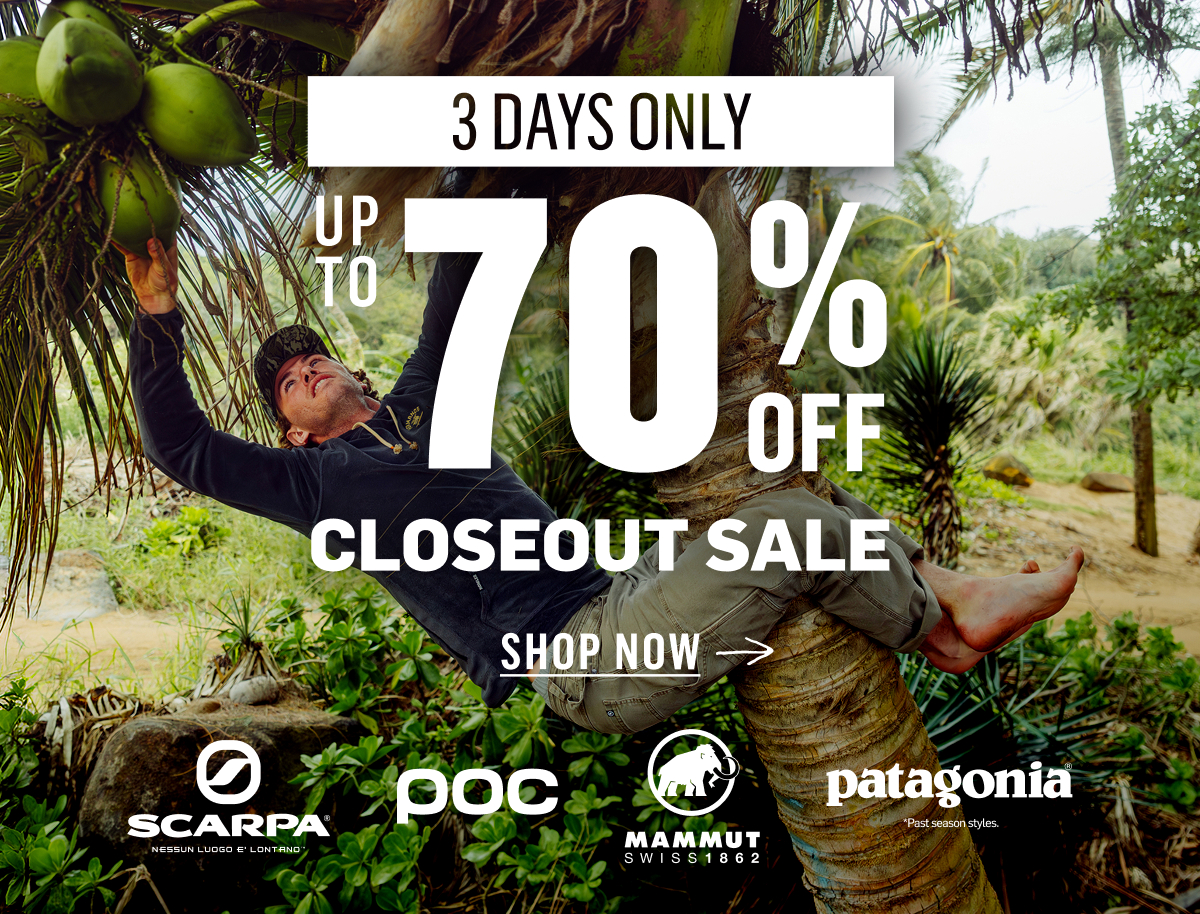 3 Days Only: Up to 70% Off Closeout Sale from Scarpa, POC, Mammut, Smartwool. Shop Now!