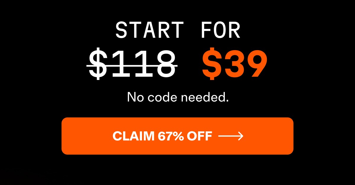 CLAIM 67% OFF