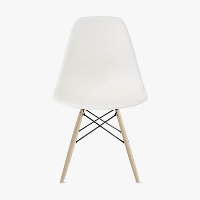 View Eames Molded Plastic Side Chair
