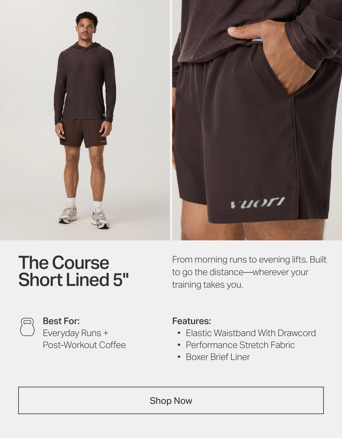 The Course Short Lined 5"