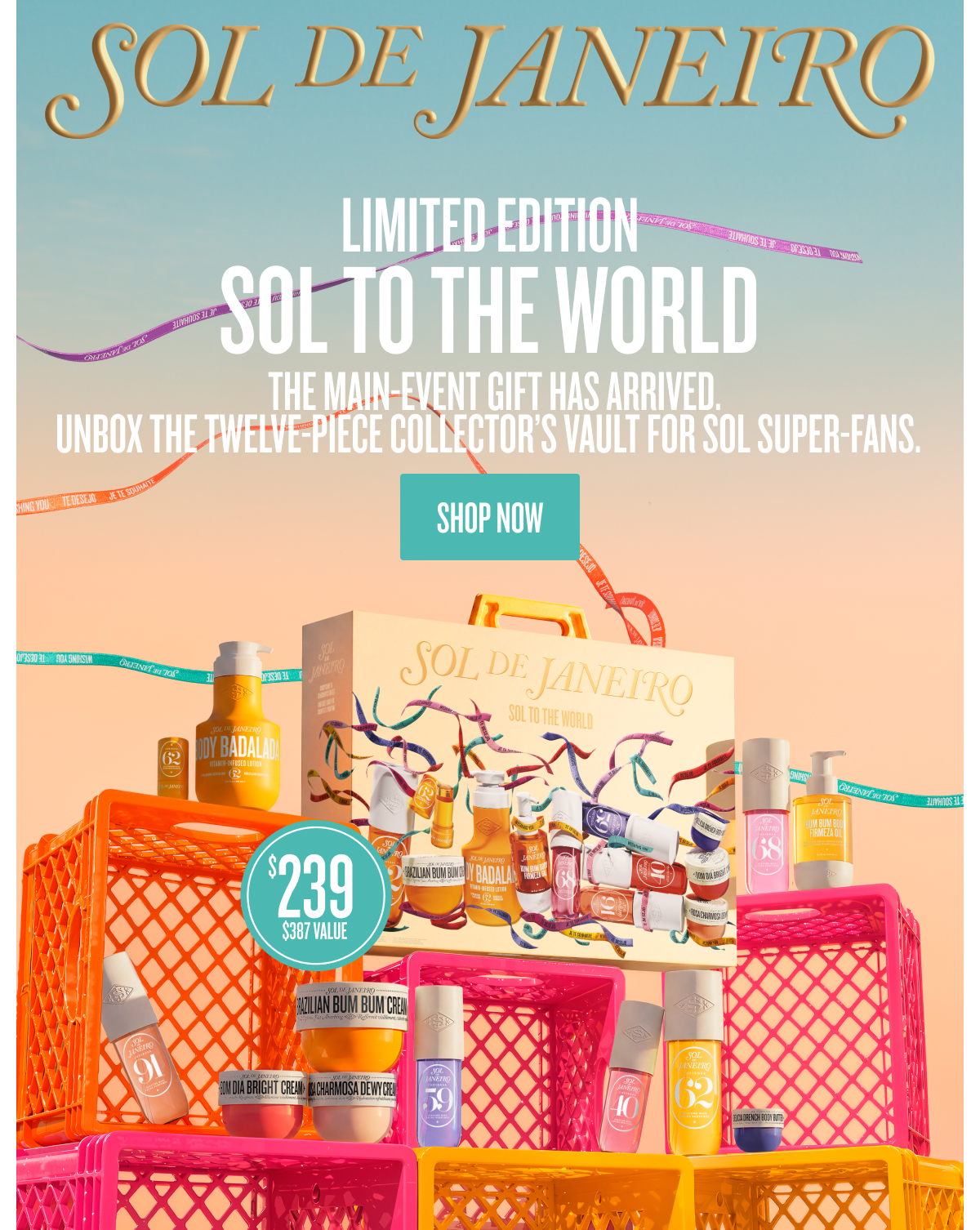 Limited Edition Sol to the World - SHOP NOW