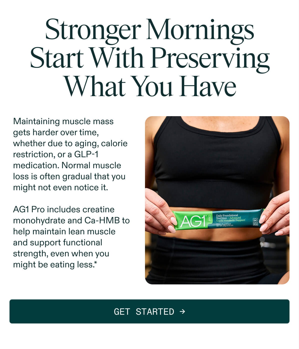 Stronger mornings start with preserving what you have