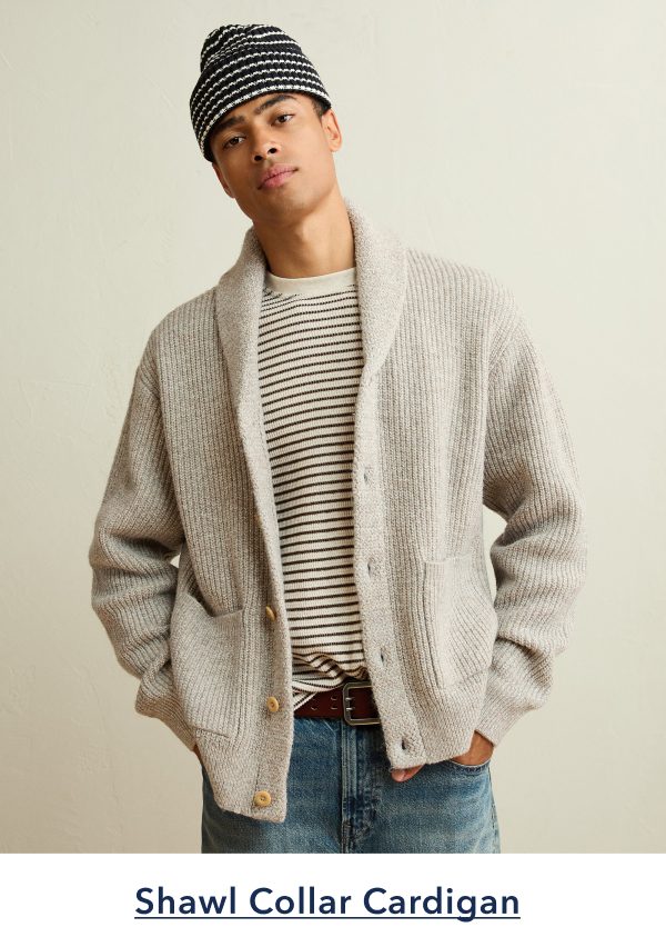 Shawl Collar Cardigan