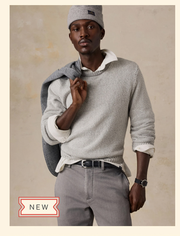 Heirloom Crewneck Sweater - Steel Shores Feeder