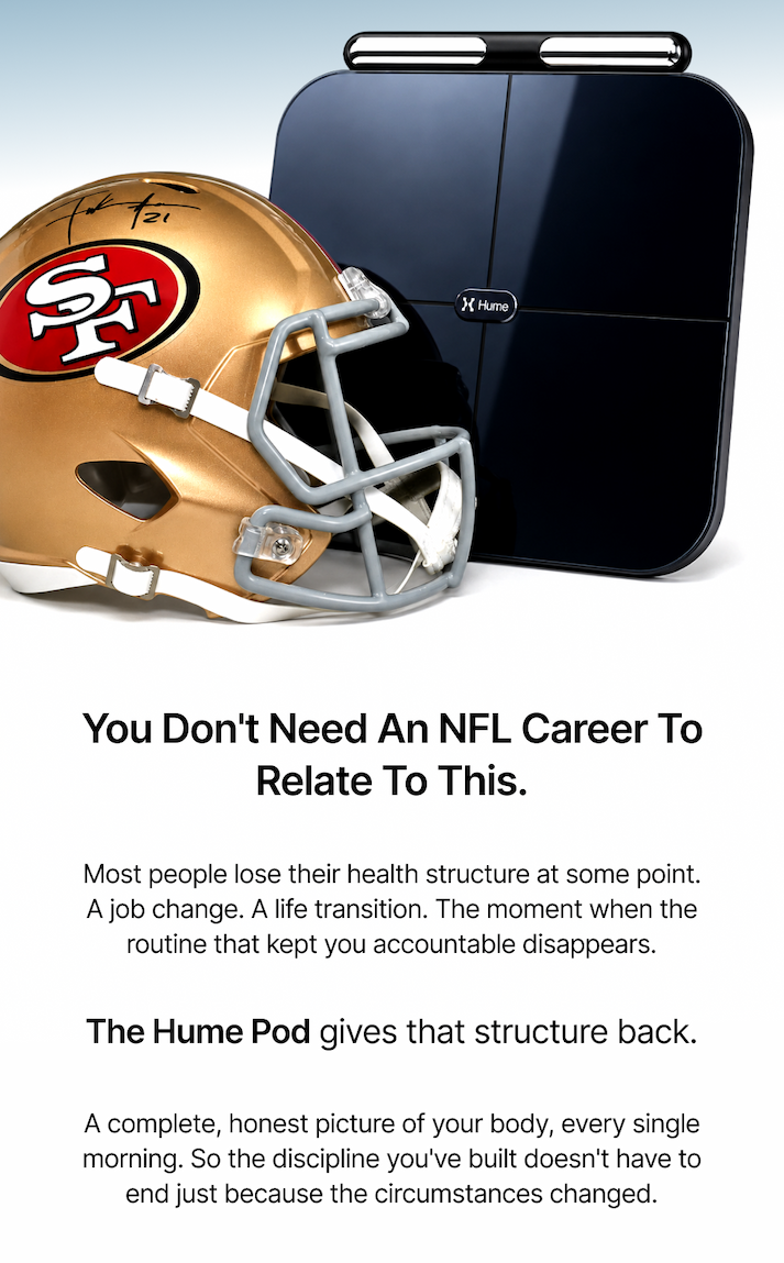Most people lose their health structure at some point. A job change, a life transition. The Pod gives that accountability back.