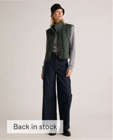 Featherless Quilted Puffer Vest 