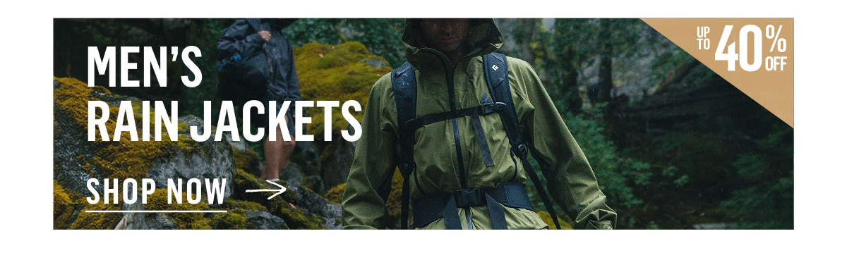 Men's Rain Jackets up to 40% off. Shop Now!