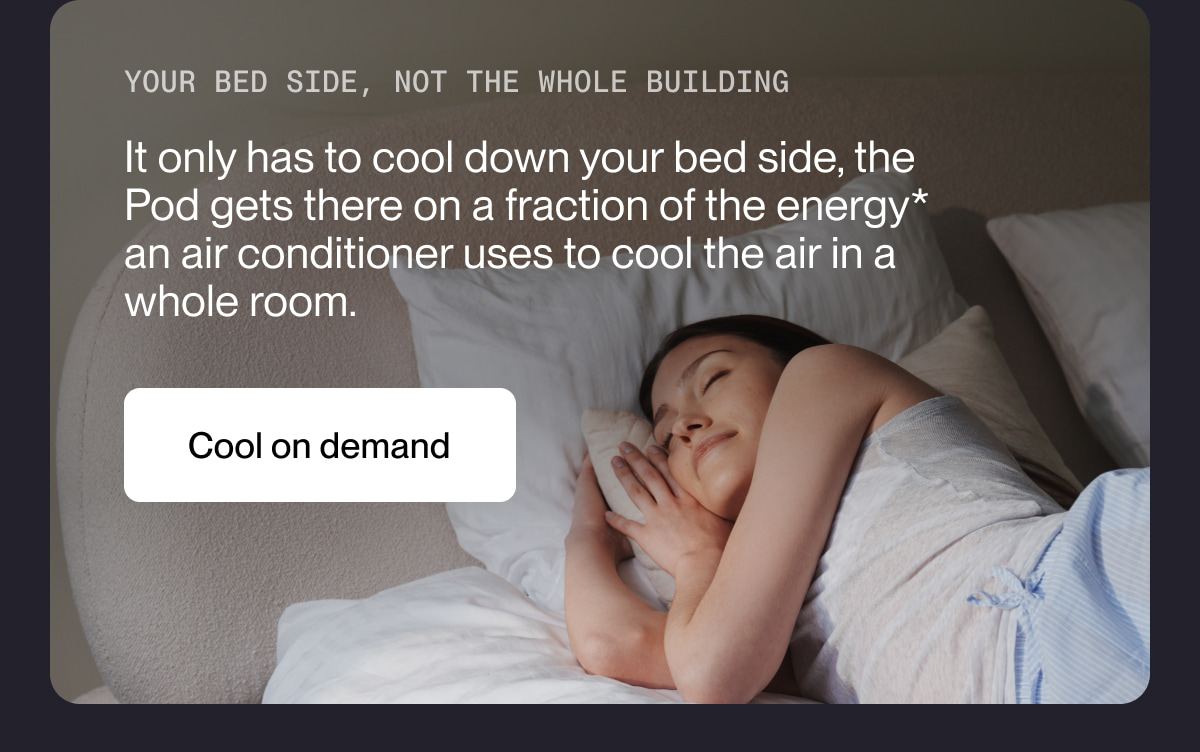 Your bed side, not the whole building