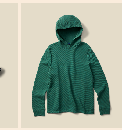 Atajo Long-Sleeve Waffle Hoodie - Men's