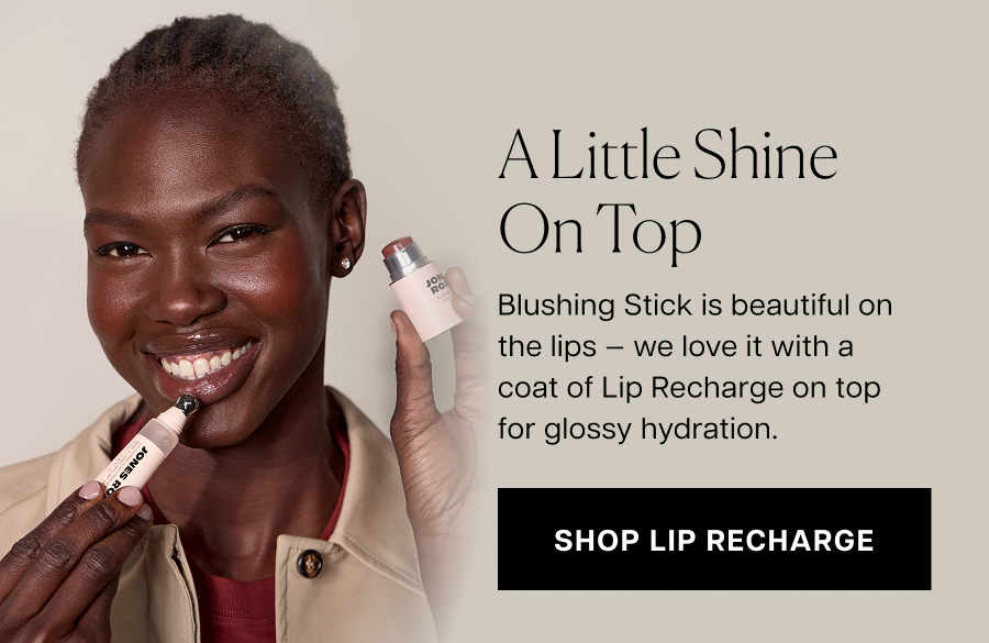 A little shine on top