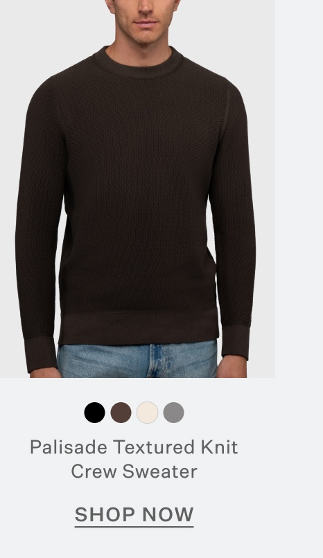 Palisade Textured Knit Crew Sweater