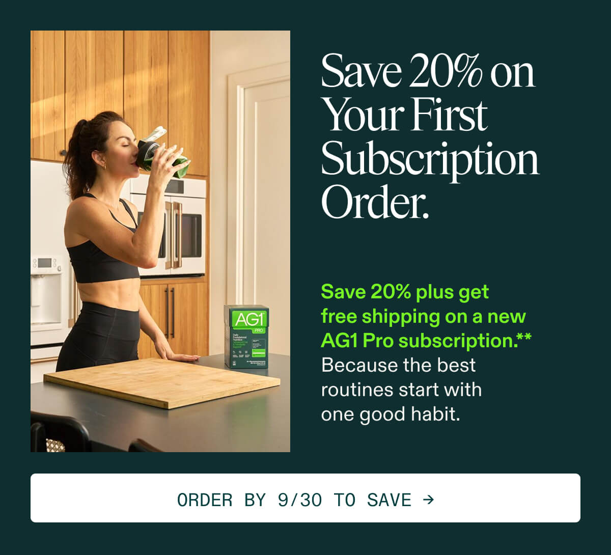 Subscribe now and save 20%