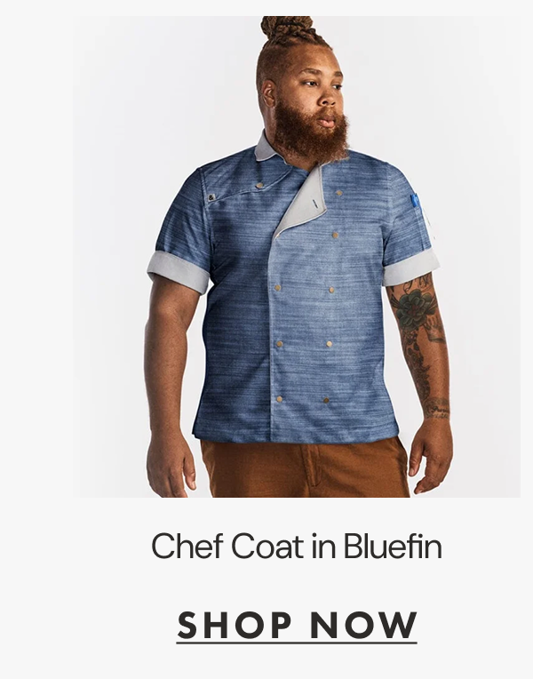 Chef Coat in Bluefin