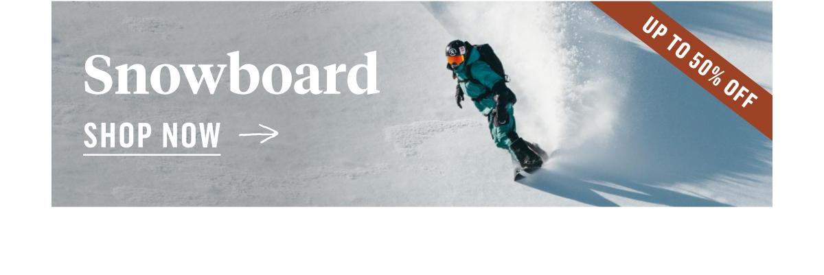 Snowboards. Up To 40% Off. Shop Now!