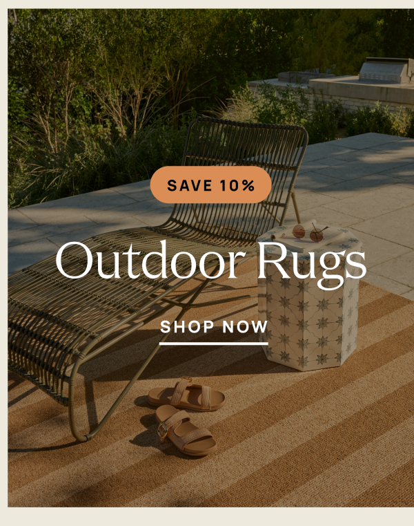 Save 10% | Outdoor Rugs | Shop Now