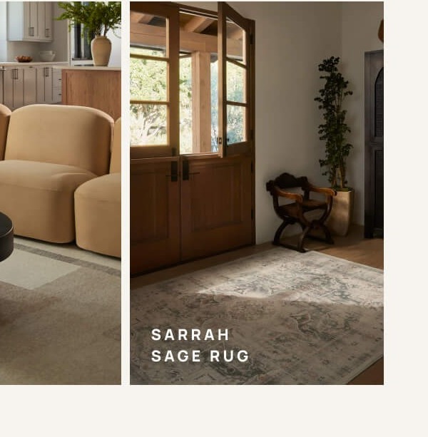 Sarrah sage rug