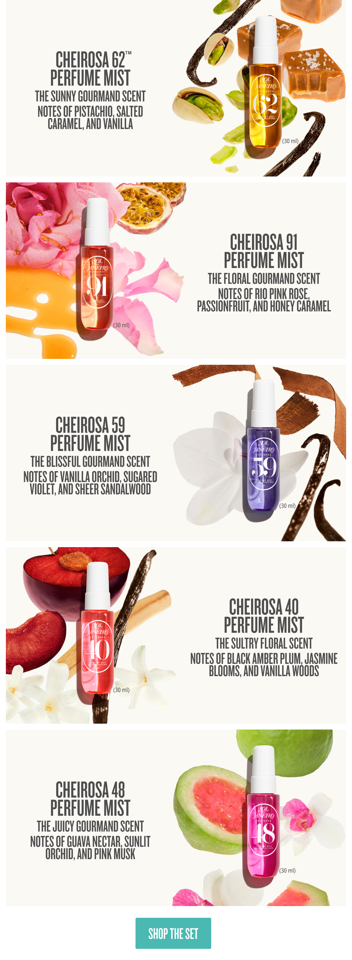 Cheirosa 62&trade; Perfume Mist - SHO THE SET