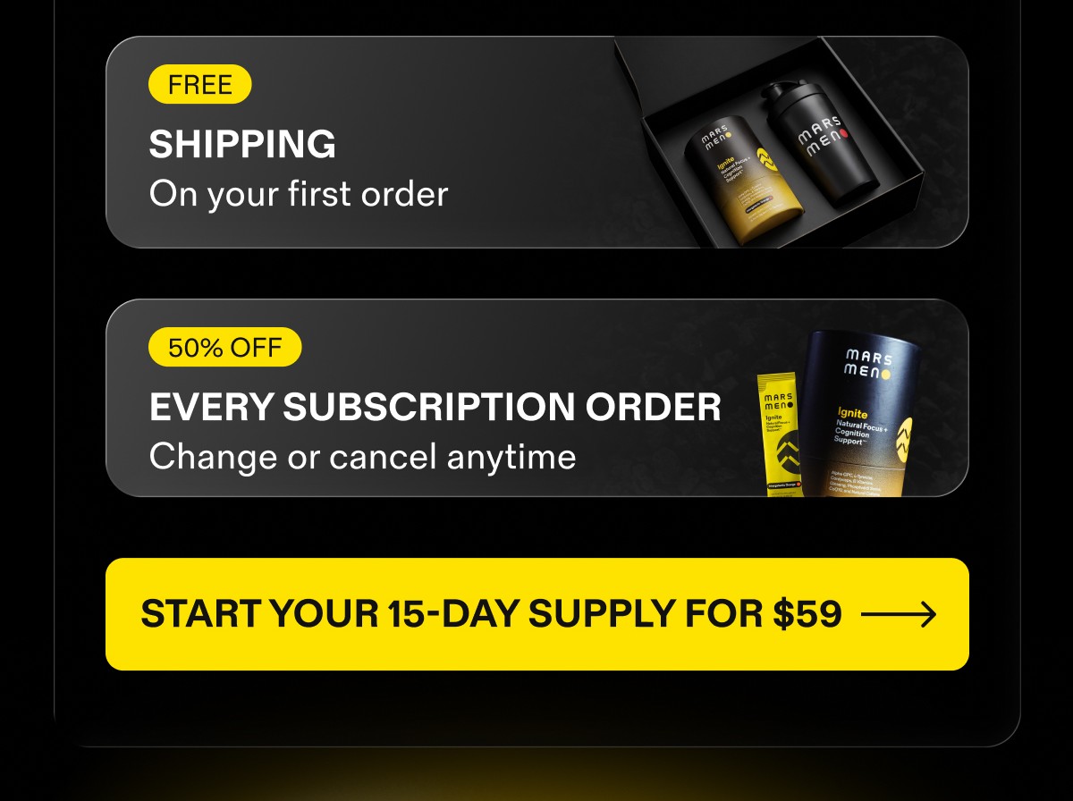 START YOUR 15-DAY SUPPLY FOR $59