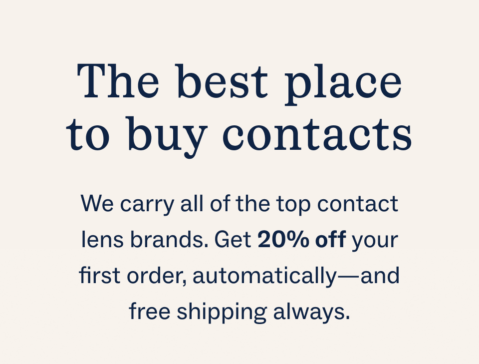 The best place to buy contacts