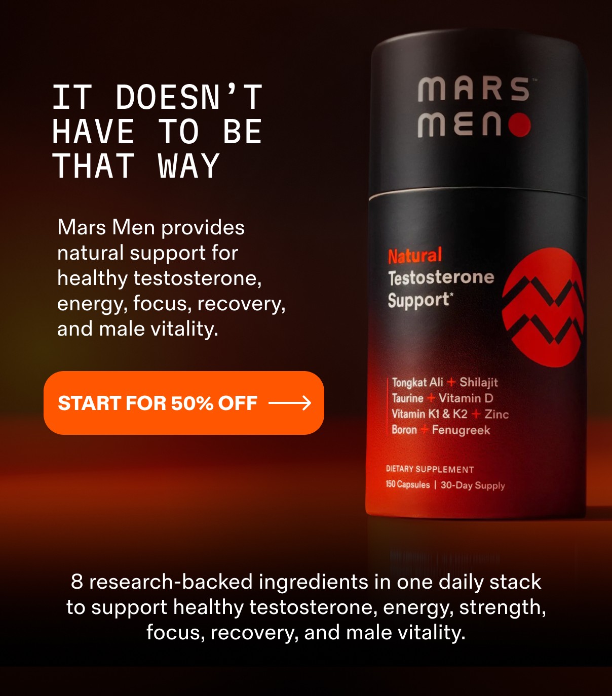 START FOR 50% OFF