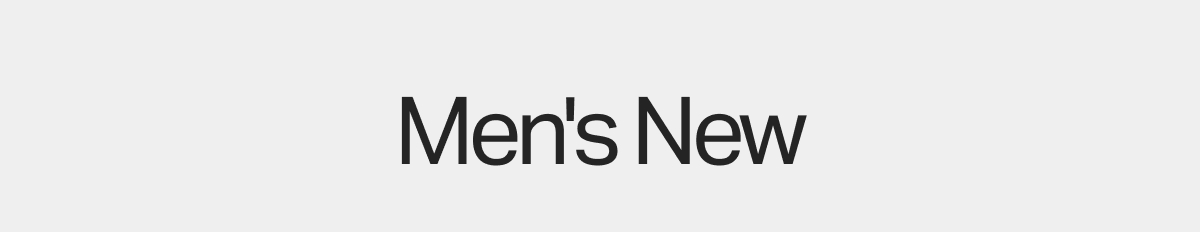Men's New