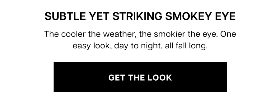 A subtle yet smokey eye - get the look